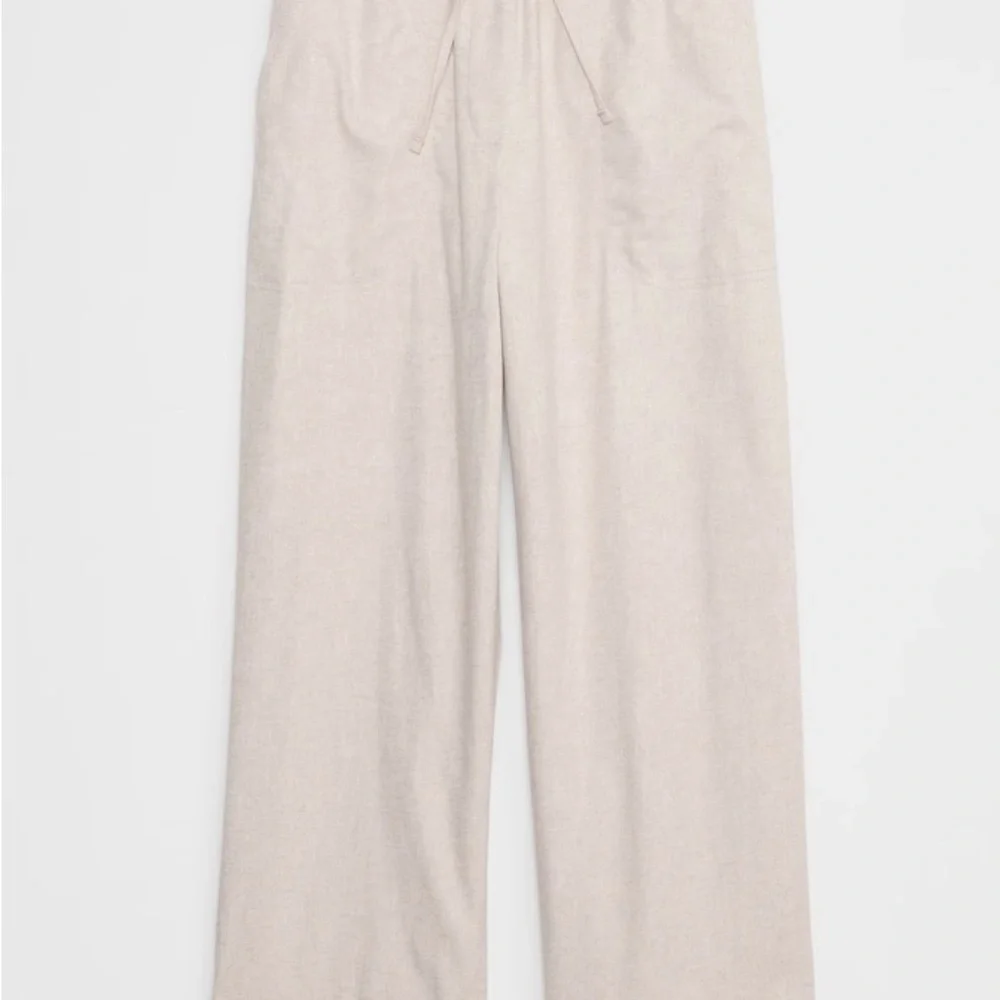 Banana Republic Linen Drawstring Trouser NWT
